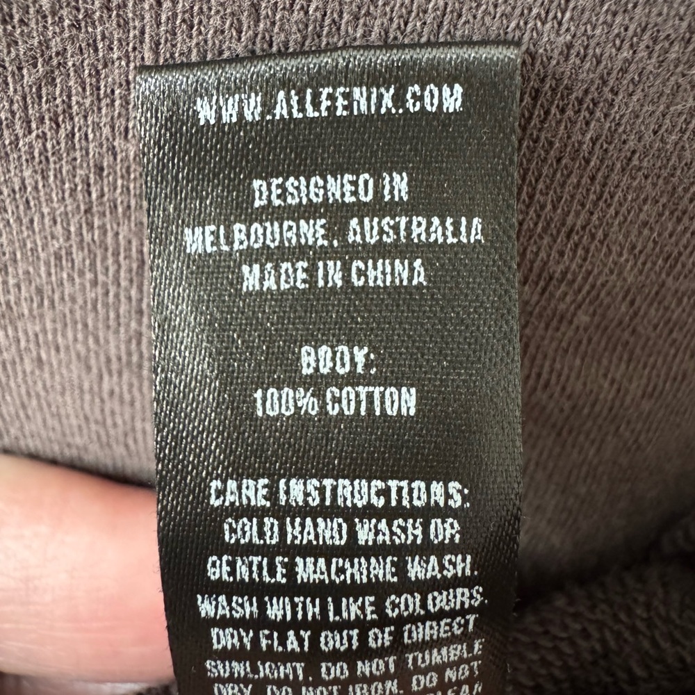 All Fenix chocolate brown logo sweatshirt - Picture 5 of 5